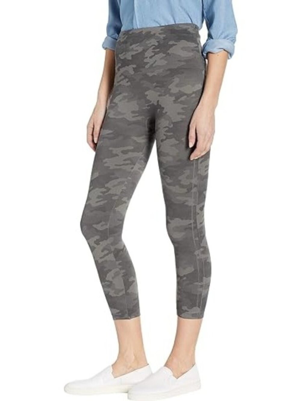 Spanx Look at Me Now Quartz Camo Leggings Medium
